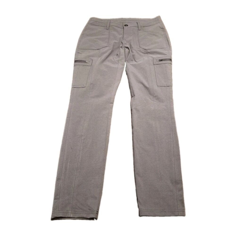 Kuhl Horizon Pants Women Size 2 Gray Cargo Ripstop Slim Hiking Outdoor (29×30.5)